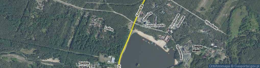 Zdjęcie satelitarne Konecka ul.